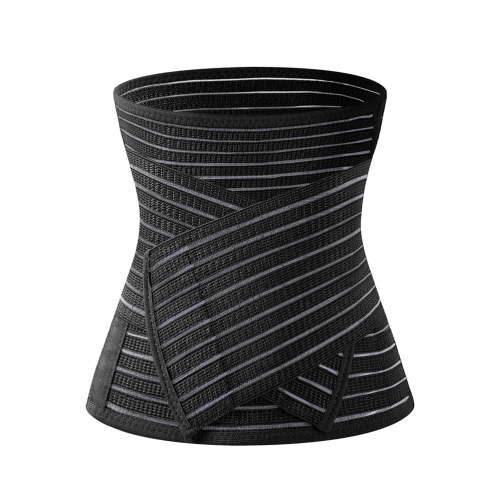 Arsvita Abdominal Binder Post Surgery Tummy Tuck, Postpartum Belly Band Wrap, Post C Section Belly Binder Recovery, Stomach Compression Hernia Belt for Women after Pregnancy, Hysterectomy(Black)