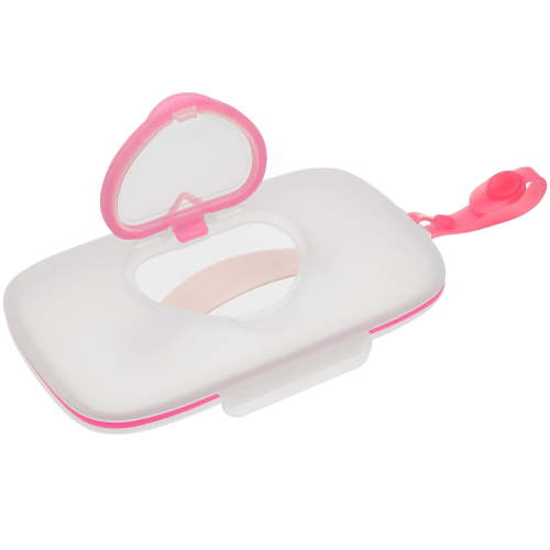 ELAYARD Portable Baby Wipes Dispenser Box Refillable Wet Wipe Holder for Home, Car, Travel Use - 1pc (8.66 x 5.31 x 1.18 in)