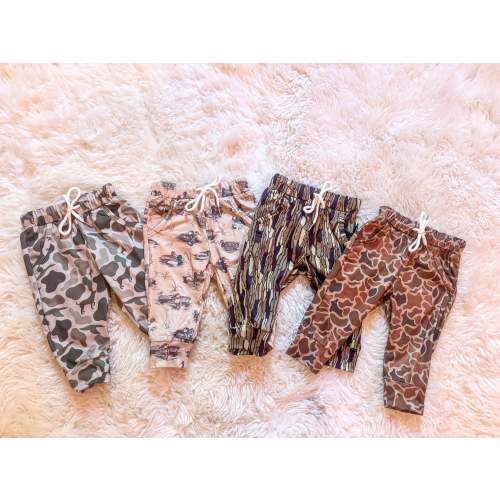 Fall Camo Joggers