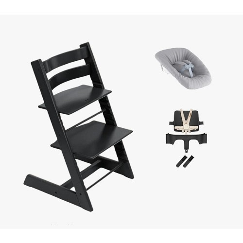 Stokke® Tripp Trapp® High Chair² and Newborn Seat Attachment Bundle