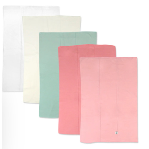 5-Pack Organic Cotton Knit Tri-fold Burp Cloths | Honest Baby Clothing