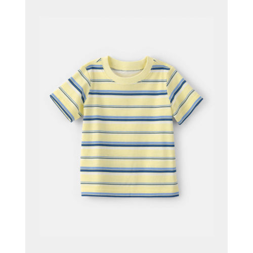 Baby Striped T-Shirt - Yellow/Blue | Carter's