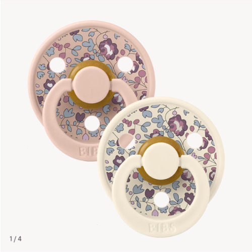 BIBS x LIBERTY Colour Pacifiers 2 Pack Eloise - Blush Mix – Bibsworld store US