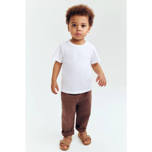 LINEN-BLEND PANTS