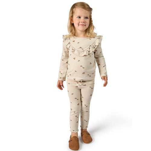 Modern Moments by Gerber Toddler Girl Top and Legging Outfit Set, Sizes 12M-5T