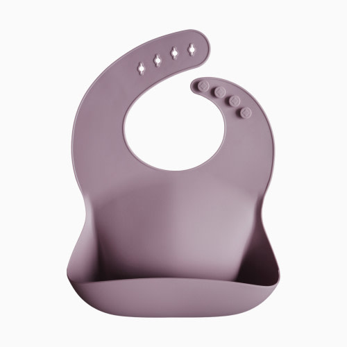 Silicone Bib - Pale Mauve