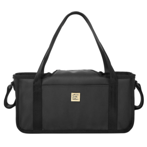 Wander Stroller Caddy in Black Matte Leatherette