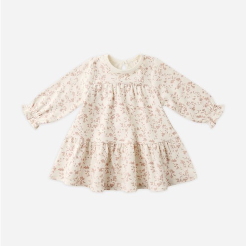 Quincy Mae Tiered Dress - French Garden, 3-6 M