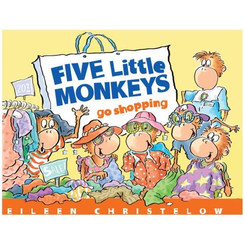 Five Little Monkeys Shopping for School - (Five Little Monkeys Story) by Eileen Christelow (Paperback)