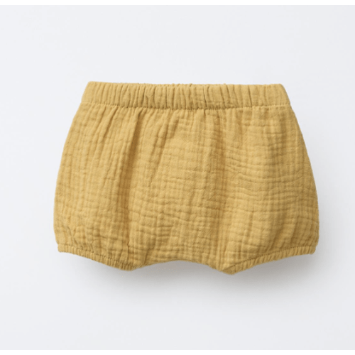 SMOOTH TEXTURED BLOOMERS - Mustard | ZARA United States