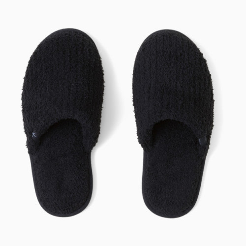 Barefoot Dreams CozyChic Ribbed Slipper - Black, S