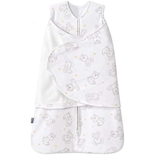 HALO SleepSack Swaddle | Cotton | 1.5 TOG | 68-75°F | 6-12 lbs |Cozy Pals