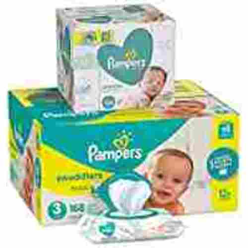 Pampers Swaddlers Disposable Baby Diapers Size 3, 168 Count and Baby Wipes Sensitive  Pop-Top Packs, 336 Count, 1 Set