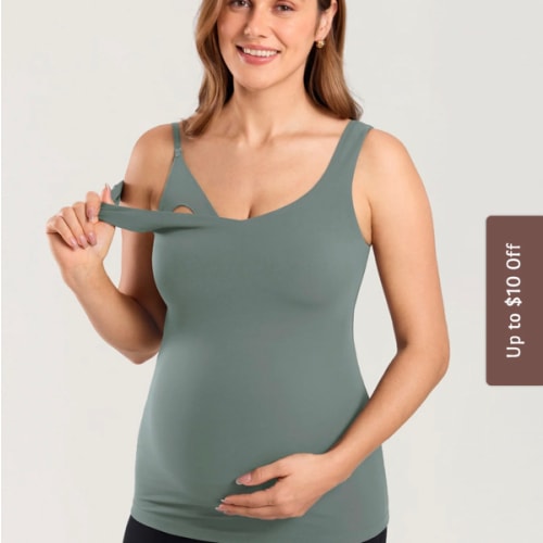 Natrelax® V Neck Nursing Tank Top