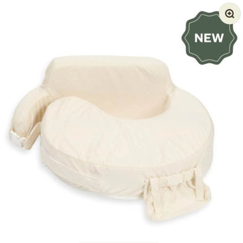 Super Deluxe Oat Nursing Pillow with 100% Organic Cotton Cover