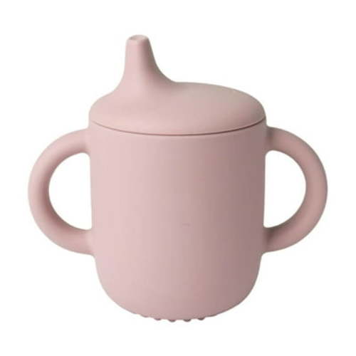 Silicone Training Cup with Lid – Tiny Cup for Babies 6+ Months to Toddlers 1 Year Old – Infant Water Cup for Baby Led Weaning