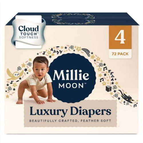 Millie Moon Luxury Disposable Diapers - Select Size and Count