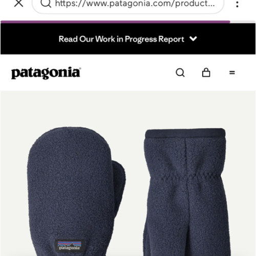 Patagonia Baby Pita Pocket Fleece Mittens