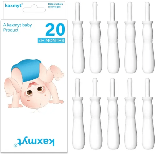 Gas and Colic Reliever for Babies, Effective Instant Constipation Relief for Babies, Natural Solution for Baby Colic and Gas Relief (20 Count, White)