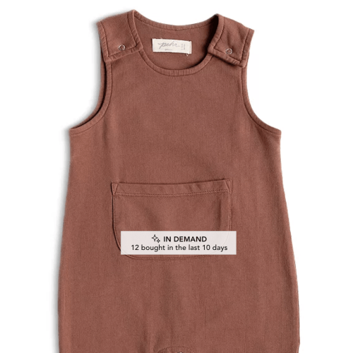 Unisex French Terry Overalls - Baby