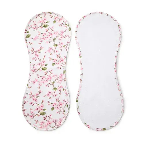 Snuggle Hunny Organic Cotton Burp Cloth - Cherry Blossom | Baby Bunting AU