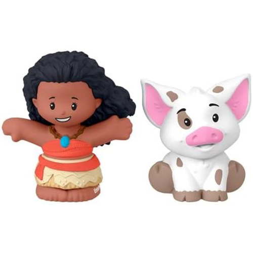 Fisher-Price Little People - Disney Princess & Sidekick Figure Set - MOANA & PUA [2.5 inch]