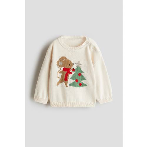 JACQUARD-KNIT SWEATER