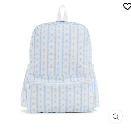 Backpack - Ribbon Floral Blue – shopTRVLdesign