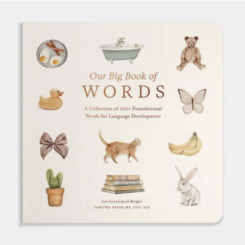 Our Big Book of First Words: A Collection of 100+ Foundational Words for Language Development (Tabitha Paige Children's Book Series)