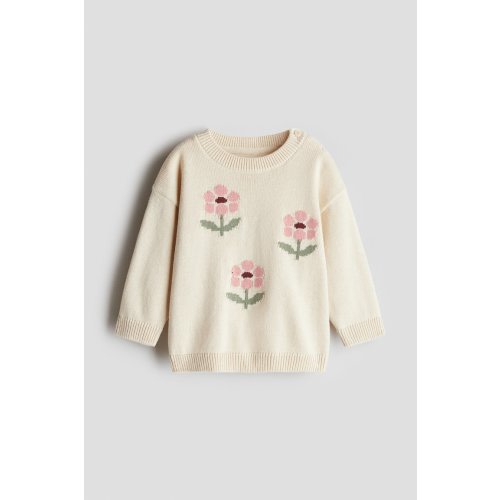 Jacquard-Knit Sweater
