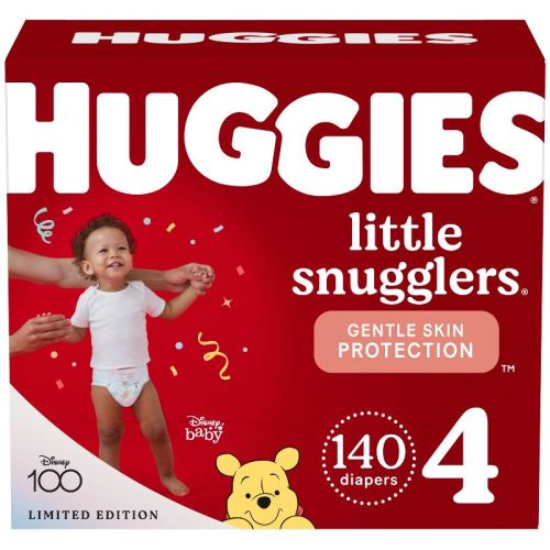 Huggies Little Snugglers Baby Diapers – (Select Size and Count), Size: 4