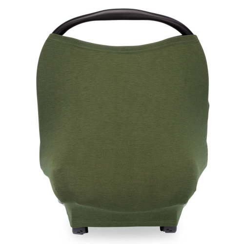 Parker Baby 4-in-1 Unisex Car Seat Cover - Nursing, Car Seat, Grocery Cart, & High Chair Cover - Pine