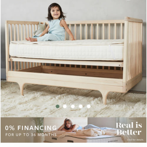 Organic Baby Crib Mattress, Infant to Toddler | Avocado Green Mattress®