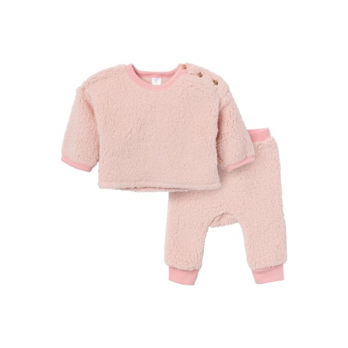 Microfleece Drop Shoulder Top & Pant Set