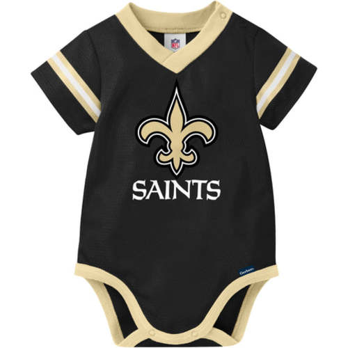 Baby Boys New Orleans Saints Short Sleeve Jersey Bodysuit