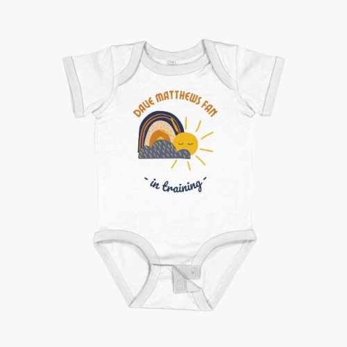 Dave Matthews Fan In Training , Fun Kids Dave Matthews Baby One-Piece
