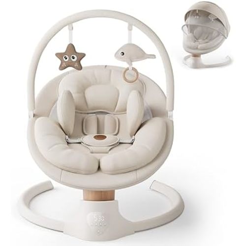 Baby Swings for Infants, FasonBaby Electric Baby Swing with Bluetooth Music
