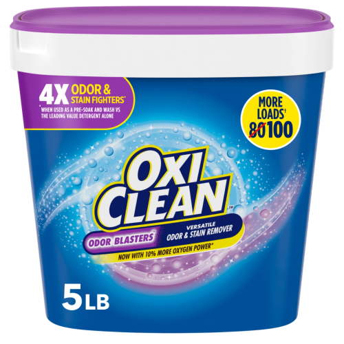 Free Shipping! OxiClean Odor Blasters Versatile Odor and Stain Remover Powder 5 lb for Laundry and Home