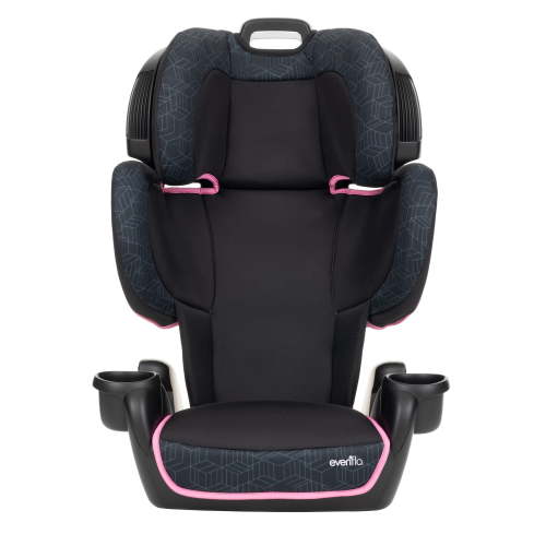 Evenflo GoTime LX Booster Car Seat, Terrain Pink