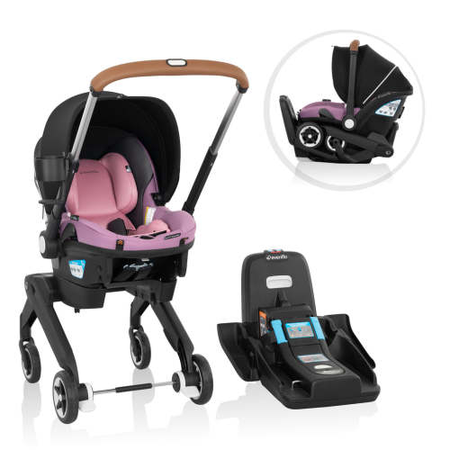 Evenflo Shyft DualRide Infant Car Seat Stroller Combo w Carryall Storage & Extended Canopy - Evenflo® Official Site – Evenflo® Company, Inc