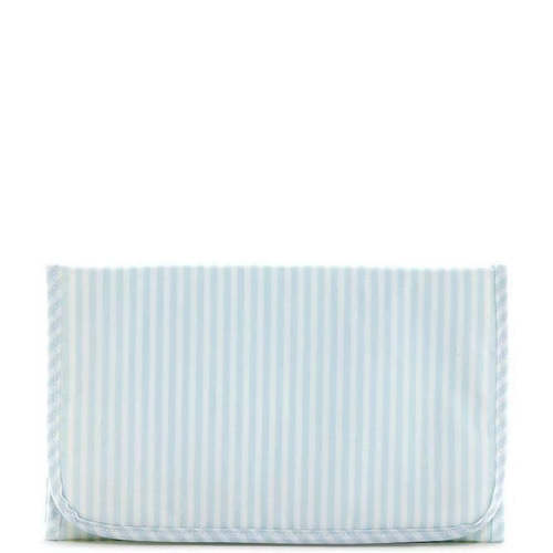Pimlico Stripe Blue Quilted Changing Pad