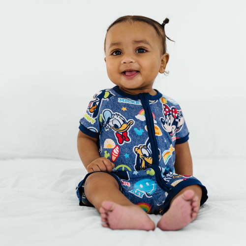 Navy Disney Mickey's Clubhouse Shorty Zippy – Little Sleepies