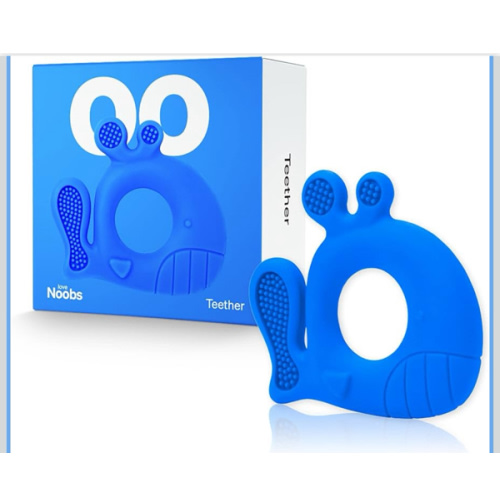 Baby Teething Toys by LoveNoobs™, Teething Relief, Silicone Teethers for Babies 4-12 Months, BPA/BPS Free, 100% Food-Grade Silicone