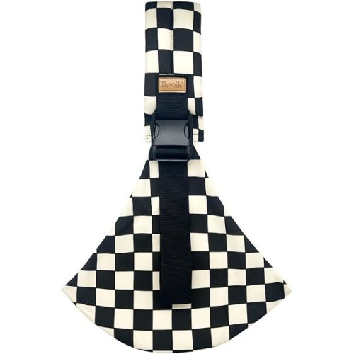 Baby Sling Carrier,Baby Sling Carrying 10-30 lbs(Ebony Check)