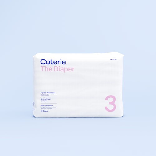 Coterie Ultra Soft Diapers, Monthly Supply - Newborn, 186 Count
