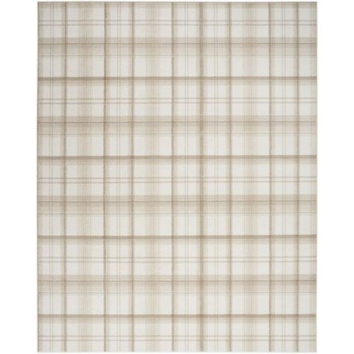 Nourison Grafix 9' x 12' Olive Farmhouse Indoor Rug