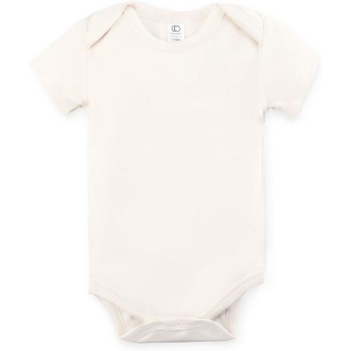 Colored Organics Unisex Newborn Organic Cotton Bodysuit - Short Sleeve Infant One Piece - Baby Boy and Girl Clothing