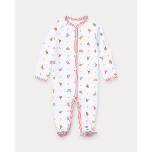 Polo Bear Cotton Footed Coverall | Ralph Lauren