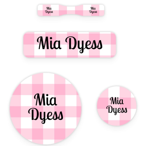 Custom Baby Name Labels Pack | Name Bubbles