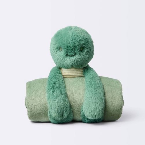 Plush Blanket with Soft Toy - Turtle - Cloud Island™: Zoo Animal Theme, 40" Height, 1.12 Lbs